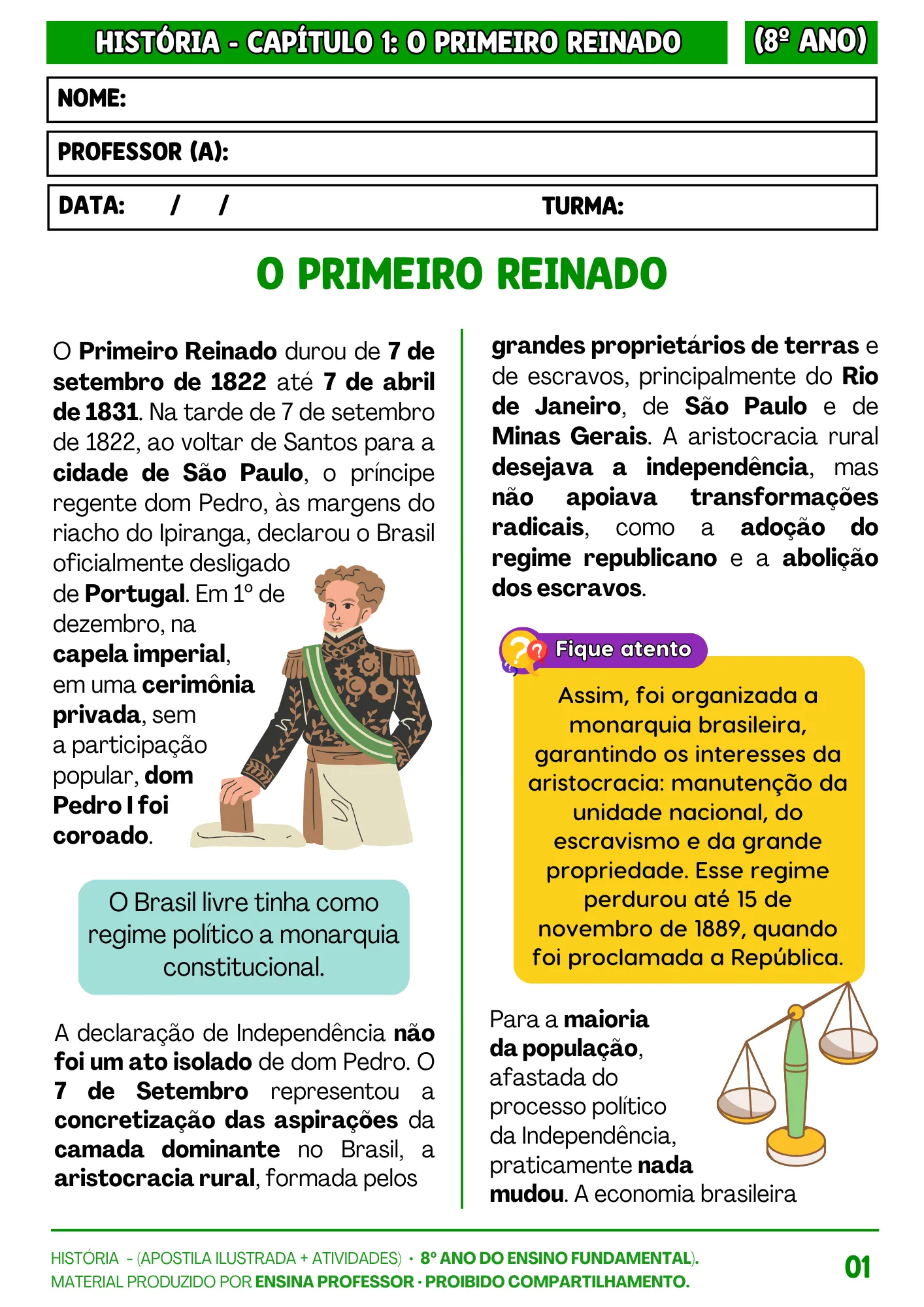 HISTÓRIA 8º ANO APOSTILA E ATIVIDADES (10)