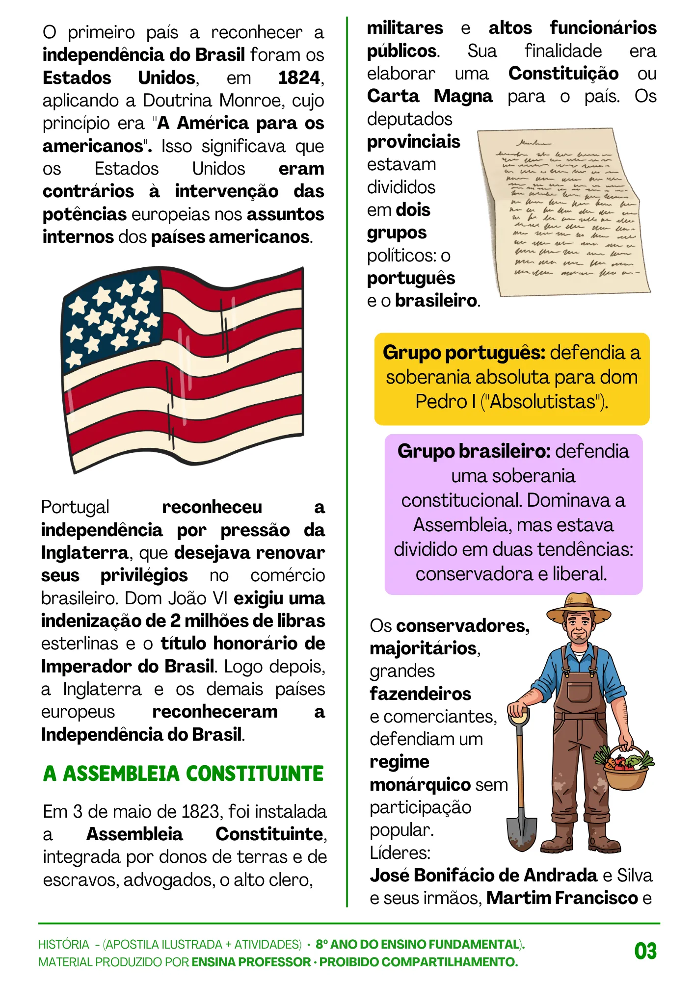 HISTÓRIA 8º ANO APOSTILA E ATIVIDADES (12)