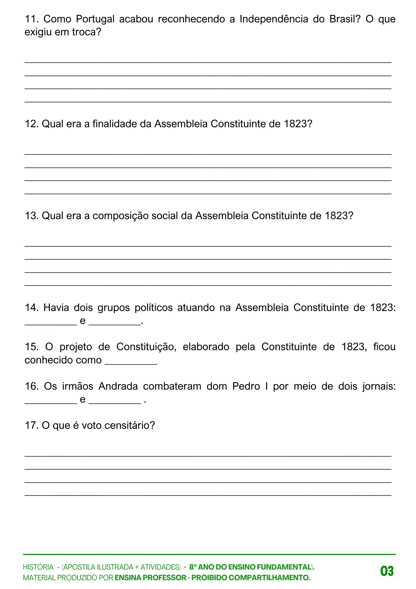 HISTÓRIA 8º ANO APOSTILA E ATIVIDADES (18)