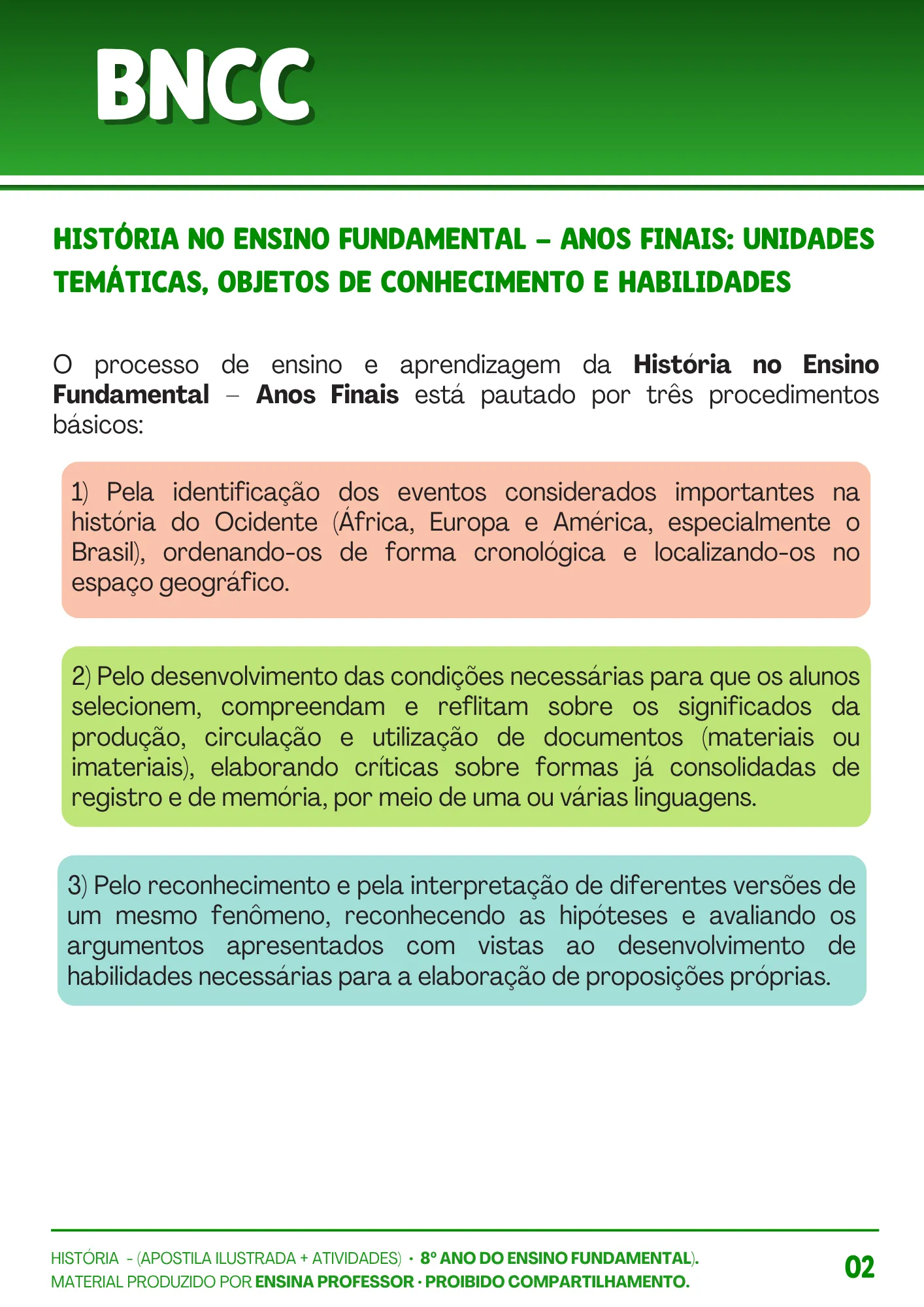 HISTÓRIA 8º ANO APOSTILA E ATIVIDADES (2)