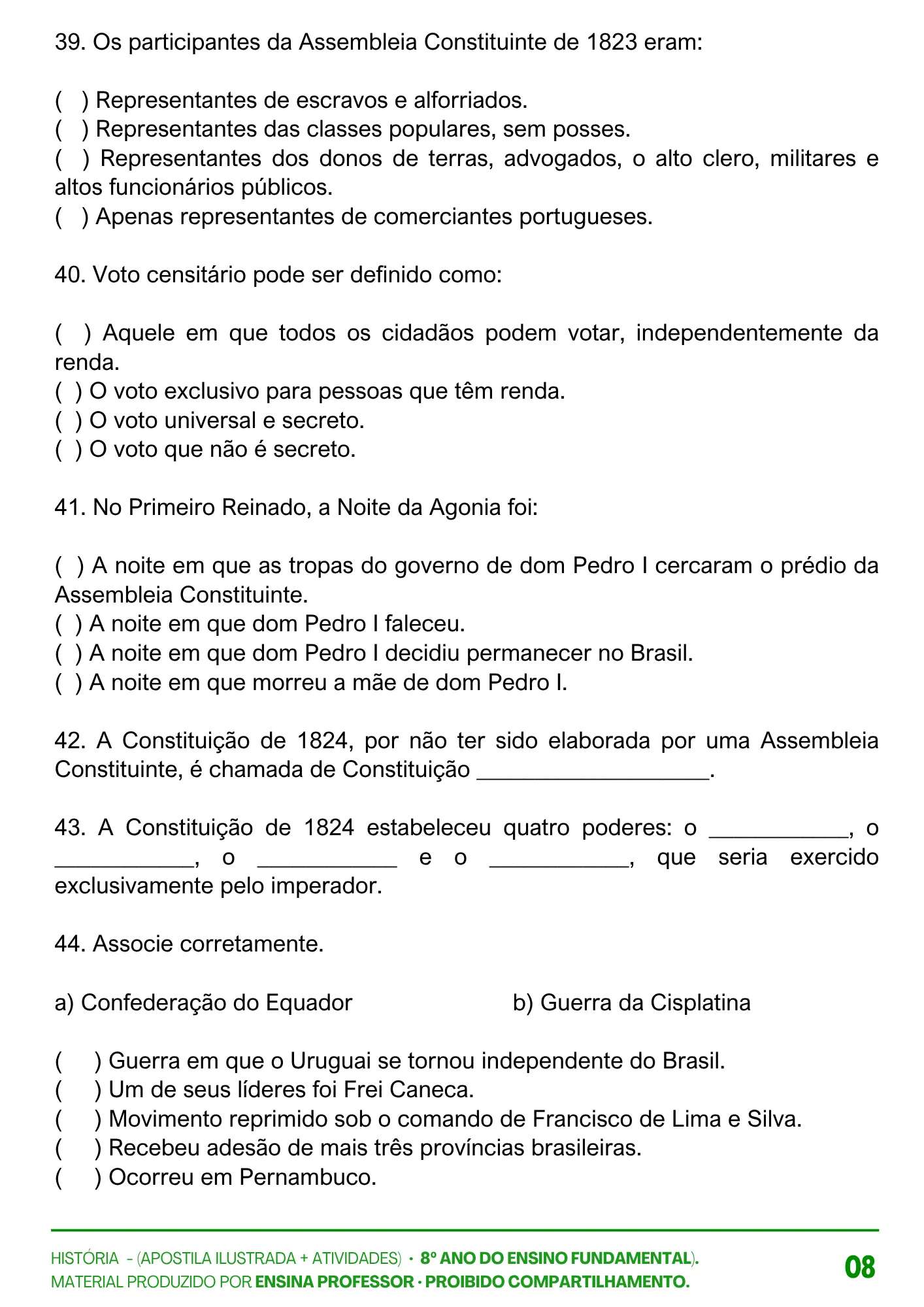 HISTÓRIA 8º ANO APOSTILA E ATIVIDADES (23)